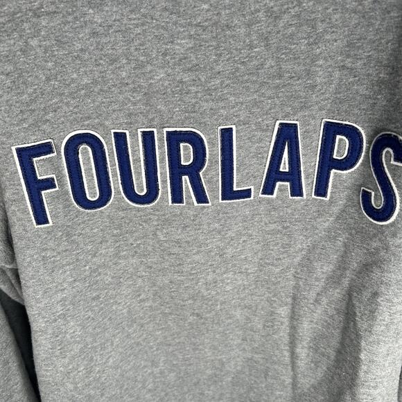Rare Fourlaps Peloton Sweatshirt CREW NECK Mens X-LARGE Pullover, Pockets, Patch - Picture 2 of 4